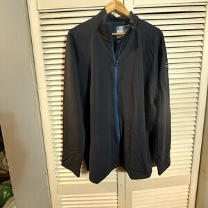 Icebreaker Men's Dark Jacket with Blue Zipper